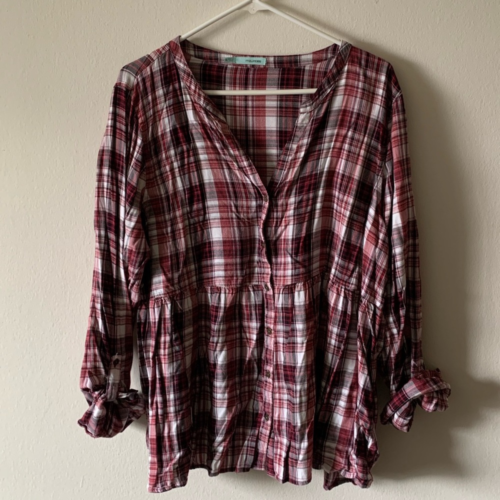 Maurice’s flannel Top